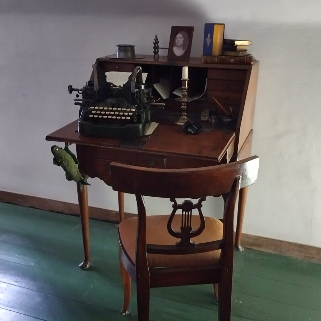Writing desk, Lindisfarne Castle
